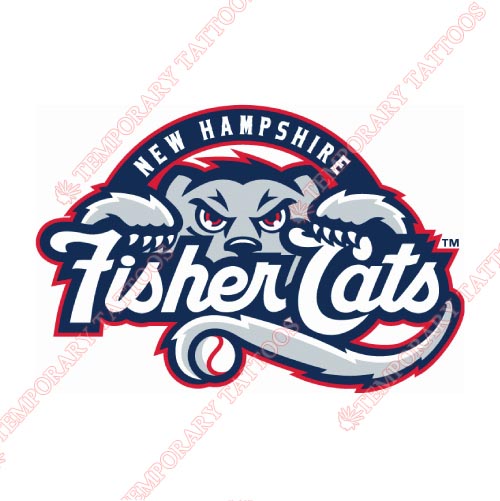 New Hampshire Fisher Cats Customize Temporary Tattoos Stickers NO.7857